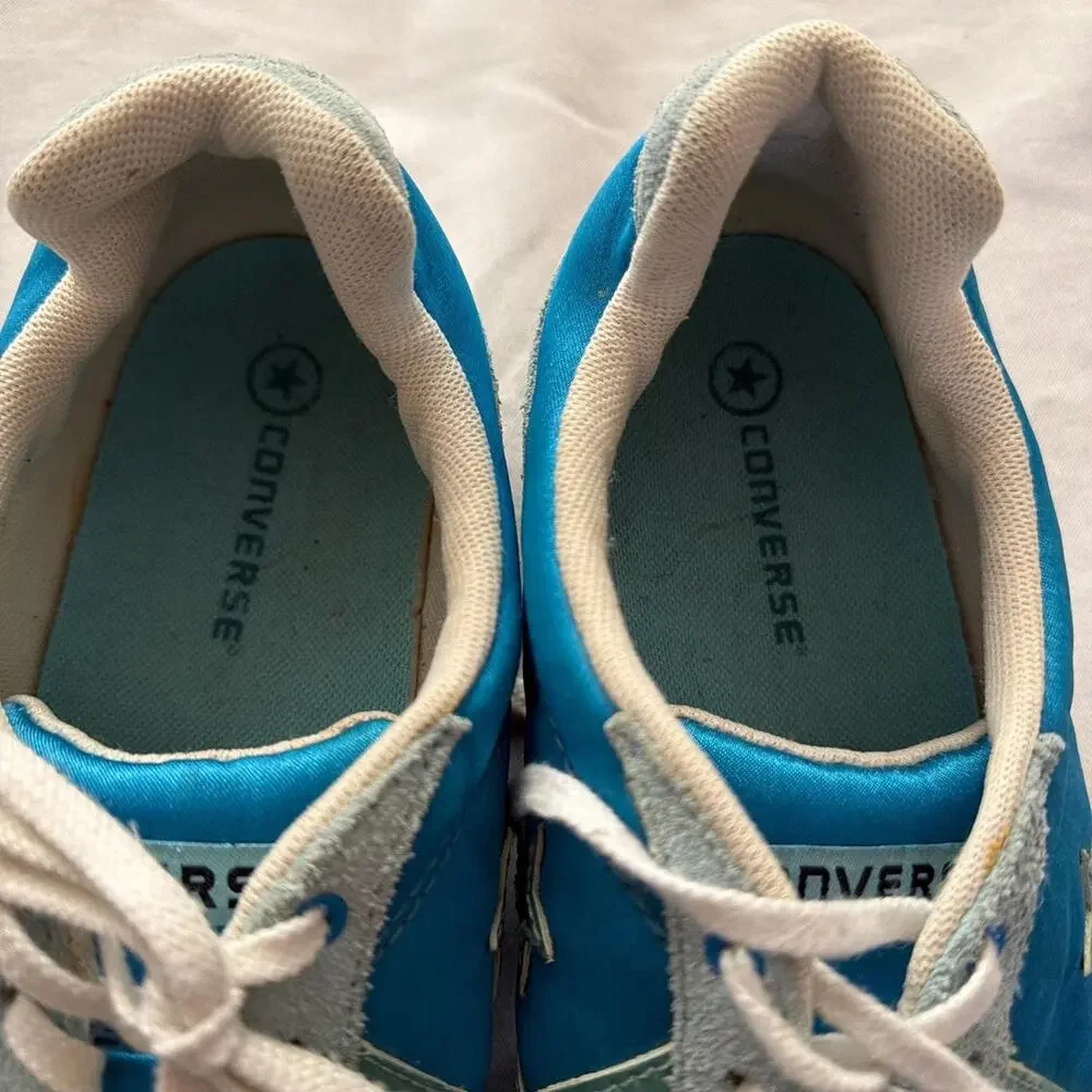 Converse one star blue suede